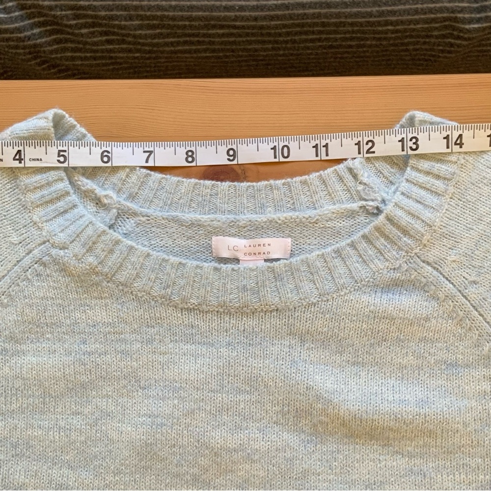Lauren Conrad Sweater New With Tags / Light Blue with Polar Bear Soft / Medium. - Picture 13 of 17